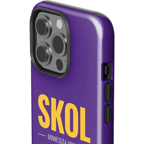 NFL Minnesota Vikings Team Motto iPhone 15 Pro Impact Case